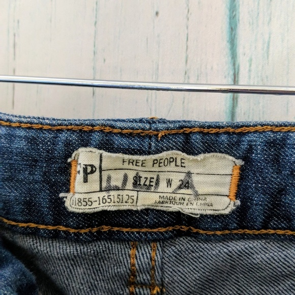 3/$20 Free People Raw Hem Studded Pyramid Shorts - Picture 6 of 7